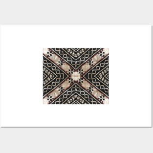 Fijian Tapa Cloth 27 by Hypersphere Posters and Art